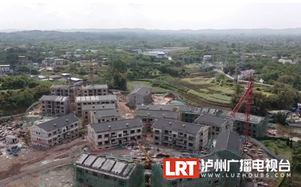 泸县一批重建项目加快推进房屋校舍已初见雏形